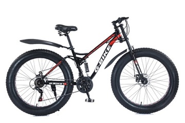 Велосипед 18 FAT BIKE 2 амортизатора 21 Шестерни SHIMANO Колесо 26