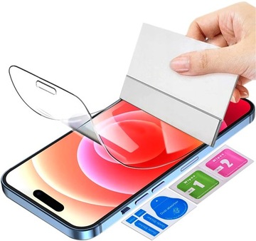 FOLIA OCHRONNA HYDROŻELOWA do iPhone XS XR 11 12 13 14 15 PRO MAX MINI PLUS