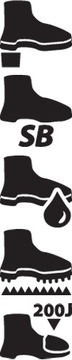 Buty Robocze sandały robocze skórzane BRYES-S-SB BY 48