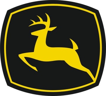 John Deere naklejka na traktor ciągnik koparke