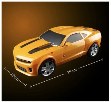 Робот-машина, Авто робот 2в1 желтый 42 см