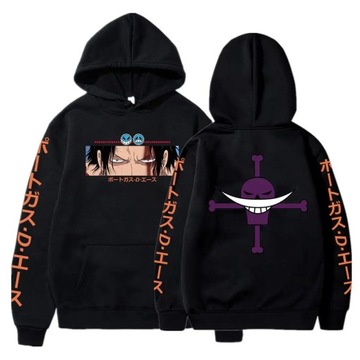 Anime One Piece Hoodie D Ace Portgas Sweatshirts C