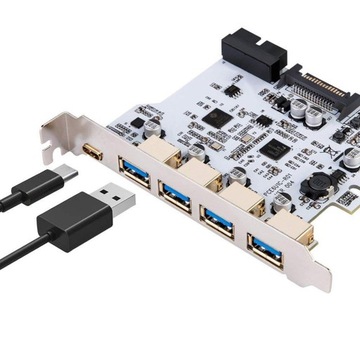 Карта PCIe — USB 3.2 Настольный тип USB3.0