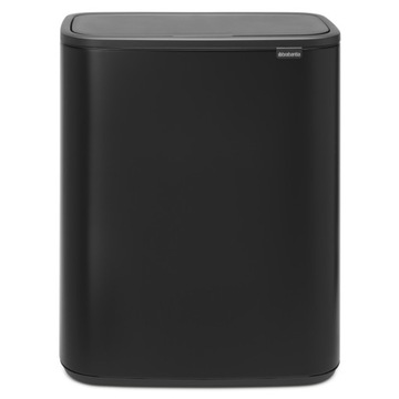 BRABANTIA - Bo Touch Bin - Kosz 60 l - 1 komora - Czarny matowy