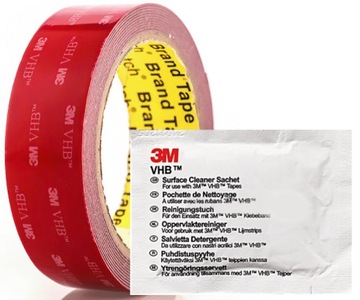 3M VHB GPH110 Supermocna taśma 9mmx3m+ 3M czyścik