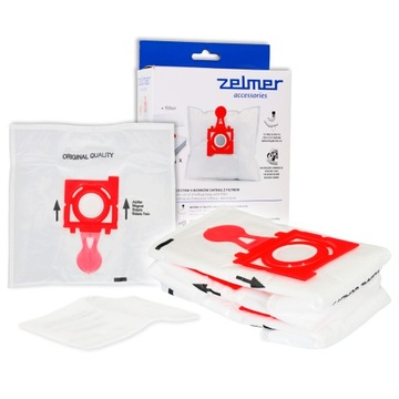 4x ОРИГИНАЛЬНЫЕ МЕШКИ ДЛЯ ПЫЛЕСОСОВ ZELMER JUPITER SOLARIS