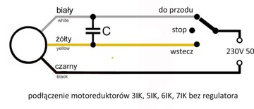 Мотор с редуктором 12 об/мин 230В 6Вт 25кг.см