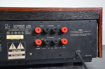 Wzmacniacz LUXMAN L-525 VINTAGE JAPAN OKAZJA