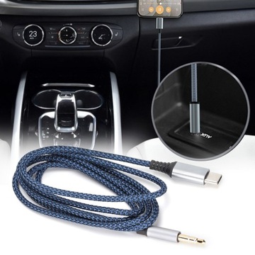 2 в 1 aux аудиокабель типа c usb c на 3,5 мм автомобильный адаптер aux аудиокабель l