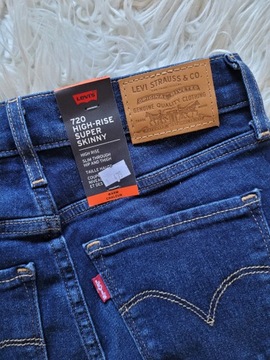 LEVI'S 720 High Rise Super Skinny W24 L30 24x30