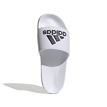 ADIDAS ADILETTE SHOWER BIAŁE KLAPKI LOGO 54 1SAB