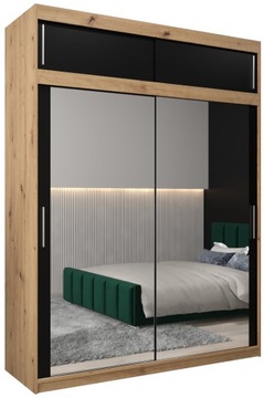 Szafa przesuwna pojemna T3 180 cm z nadstawką