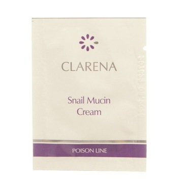 Clarena Snail Mucin Cream 3 ml ze śluzem ślimaka