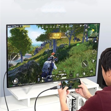 ADAPTER USB-C 3.1 DO DISPLAYPORT 1.4 4K 144HZ 8K 60HZ TYP C DP KONWERTER V1