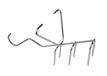 H-323-D Крепкий профессиональный крючок для копчения рыбы, 3 шт.