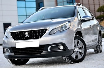 Peugeot 2008 I 2017 _PIĘKNY CROSSOVER _PEUGEOT 2008_ 1.2BENZYNA_NAVI_LED_SERWIS _PIĘKNA SZAROŚĆ