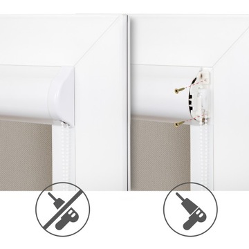 ROLETA MINI W KASECIE PCV WYMIAR DO 150 CM Z PROWADNICAMI WEWNĘTRZNE 2 CM