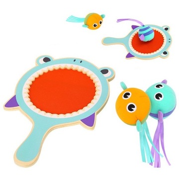 ПОДДОН ДЛЯ МЯЧИКОВ на липучке CATCH BALL WOOPIE GREEN GAME