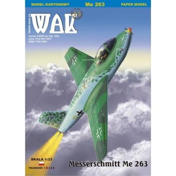 WAK 5/20 - Myśliwiec Messerschmitt Me 263 , 1:33