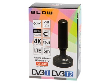 Автомобильный DVB-T2 тюнер мини 12/24В + магнитная антенна.