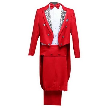 New Men's Tuxedo Suits Set Classic Formal Tailcoat
