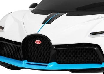 Bugatti Divo Детский автомобиль на аккумуляторе Белый + Пульт управления + EVA + LED MP3