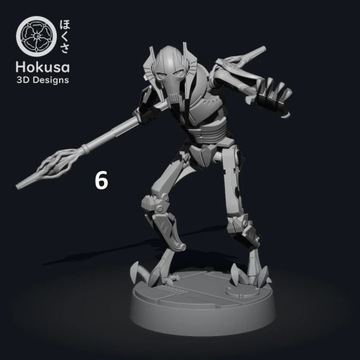 Модель Cyborg General подходит для игры Star Wars Legion 6.