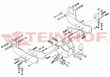 Hak holowniczy do Ford Transit Furgon 14-21 +Moduł
