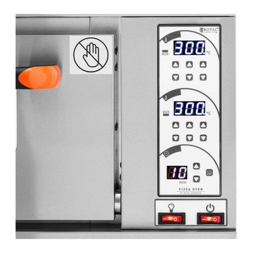 Шамотная печь для пиццы 40см 1 камера 300C 3200Вт 230В