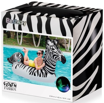 НАДУВНОЙ МАТРАС ZEBRA LED BESTWAY 41406 PONTOO