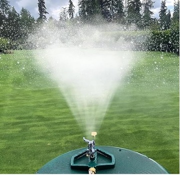 СПРИНКЛЕР ДЛЯ САДОВ ИМПУЛЬСНЫЙ ВРАЩАЮЩИЙСЯ ДОЖДЕВАТЕЛЬ 360° МЕТАЛЛ