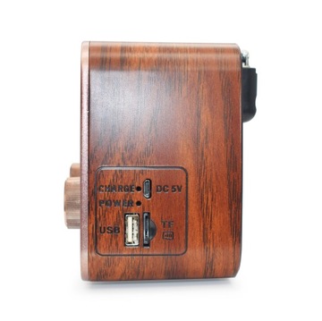 ПОРТАТИВНОЕ РЕТРО-КУХОННОЕ РАДИО FM, USB, БАТАРЕЯ