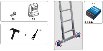 Ножка для лестницы KRAUSE CORDA 50х20 мм - 1 шт.