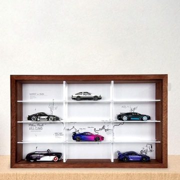 Витрина Масштаб 1/64, литая под давлением модель автомобиля, чехол