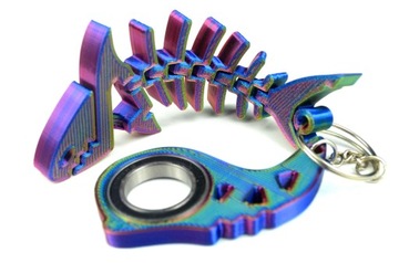 Keyspinner Keyrambit + Rekinek TikTok Key -KOLORY brelok