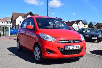 Hyundai i10 II 2013 Hyundai i10 1.1 Benzyna , AUTOMAT, 5-drzwi, Klimatyzacja, Czerwony, Rok Gw, zdjęcie 2