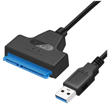 ADAPTER SATA PRZEJŚCIÓWKA KONWERTER KABEL USB 3.0 DO DYSKU HDD SSD