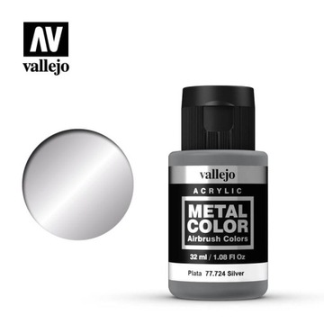 VALLEJO 77724 METAL COLOR SILVER 32ml