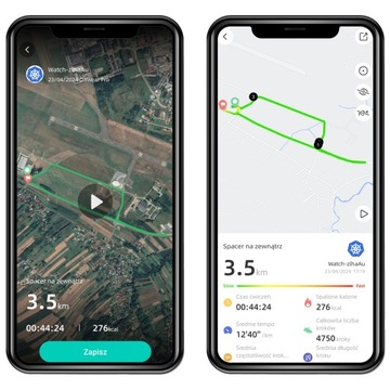 SMARTWATCH MĘSKI ZEGAREK FUNKCJA GPS ROZMOWY POLSKIE MENU CIŚNIENIE 410mAh