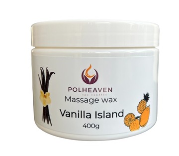Balsam Olejek Wosk do masażu Vanilla Island 400g