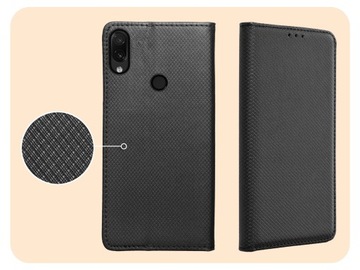 ЧЕХОЛ С НАПОЛЬНЫМ ДЛЯ XIAOMI REDMI ПРИМЕЧАНИЕ 7 ЧЕРНЫЙ ЗАКРЫТЫЙ МАГНИТНЫЙ ОТКИДНОЙ СТЕКЛО