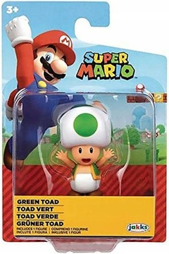 SUPER MARIO figurka kolekcjonerska GREEN TOAD