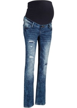 B.P.C spodnie ciążowe jeansy z dziurami r.40