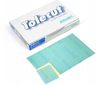 Papier ścierny Kovax TOLECUT Niebieski P2500 29mm x 35mm 8 sztuk (1 arkusz)