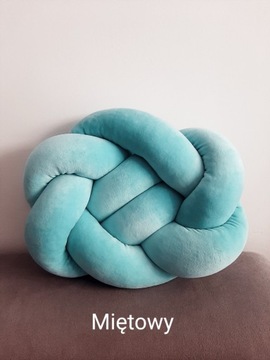 Poduszka pleciona supeł KNOT PILLOW węzeł WELUR