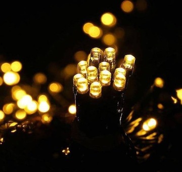 Рождественская елочная гирлянда 300 светодиодов, ЖЕЛТАЯ КОМБИНАЦИЯ