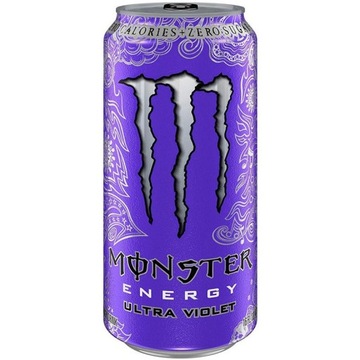 MONSTER ENERGY ULTRA 500ML VIOLET BEZ CUKRU ENERGIA PYSZNY SMAK