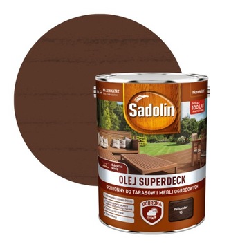 SADOLIN SUPERDECK OLEJ DO TARASÓW 5l Paliander