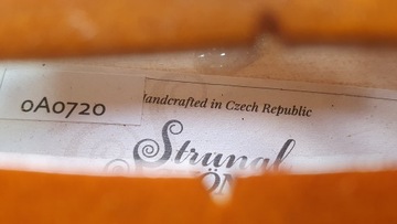Чешская скрипка Струнал 160 3/4 СУПЕР набор