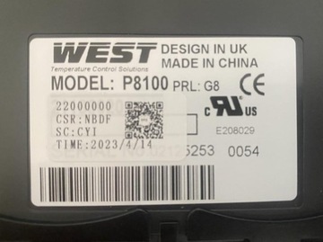 Регулятор температуры WEST P8100+ P8100 22000000